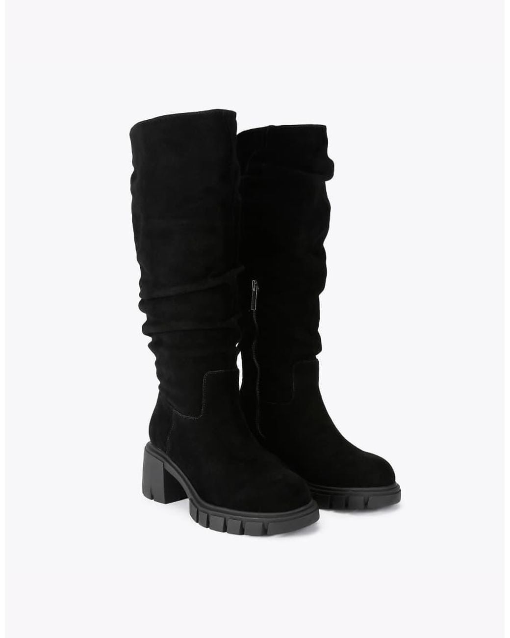 Carvela Kurt Geiger Black Ignite Slouch Knee Boots