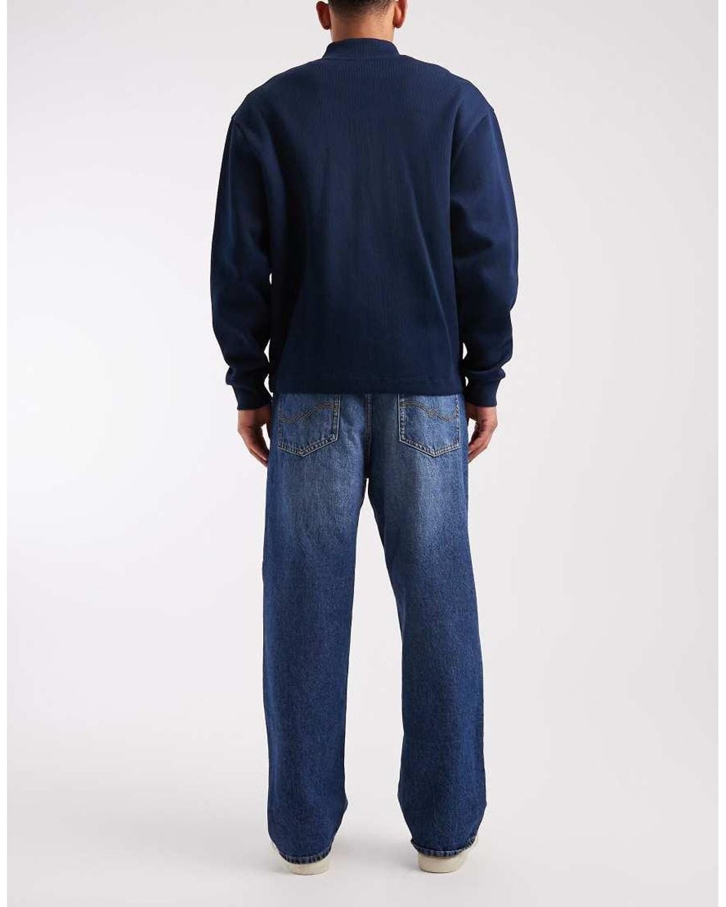 Jack & Jones Blue Alex baggy Jeans for men