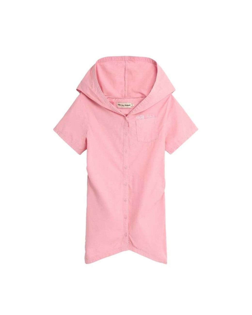 Desigual Pink Hooded Dress Masha Popova
