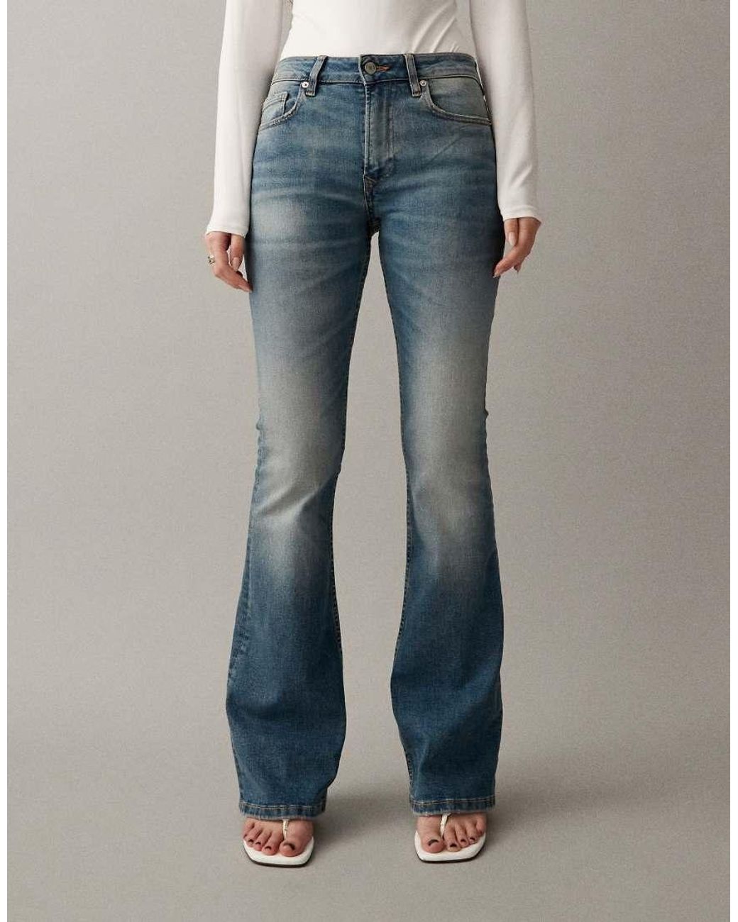 ASOS Blue Bootcut Flare Jeans