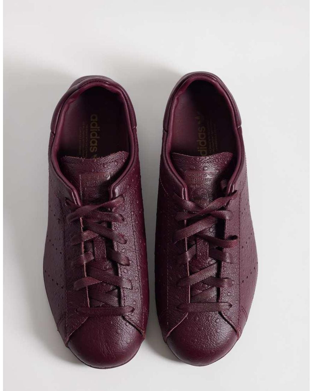 Adidas Originals Purple Stan Smith Lo Pro Trainers