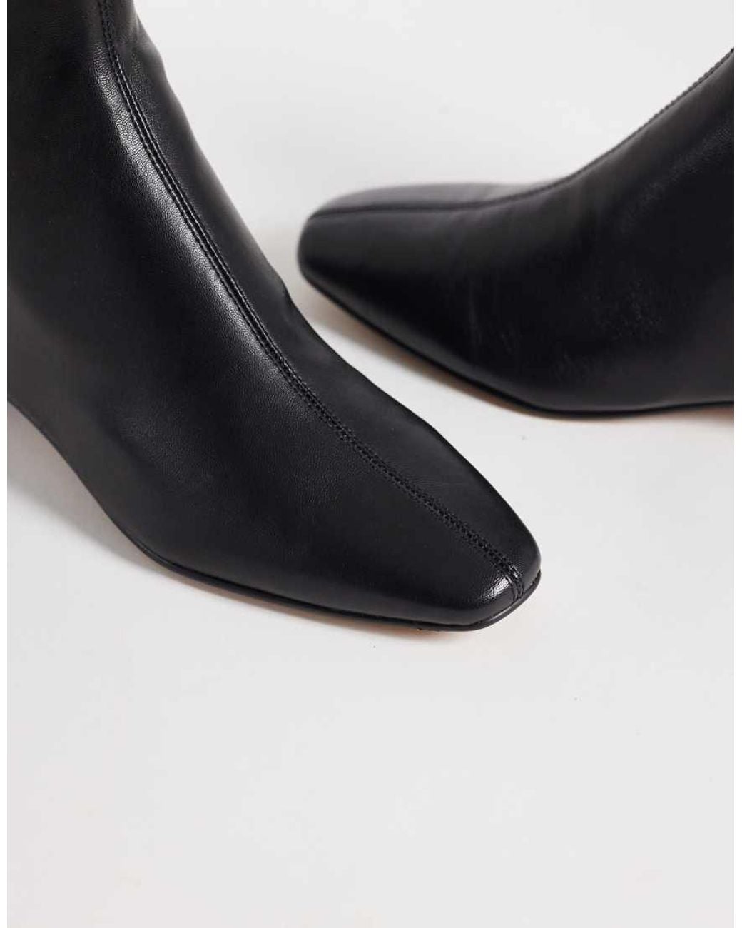 Dolce Vita Black Tarine Chisel Toe Low Ankle Boots