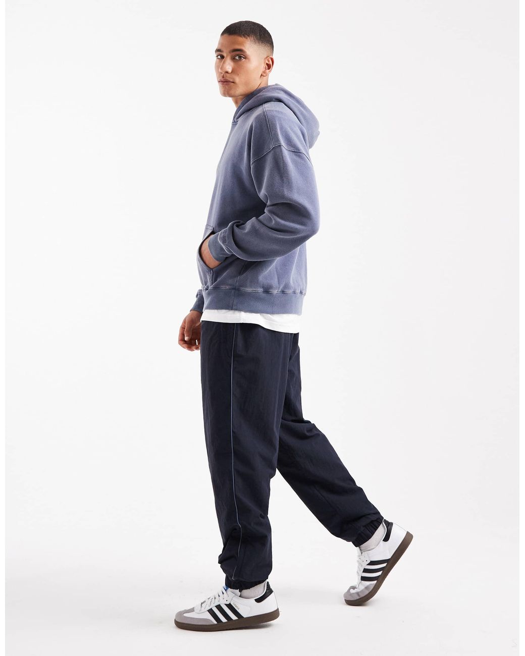 Farah Blue Mossley Joggers for men
