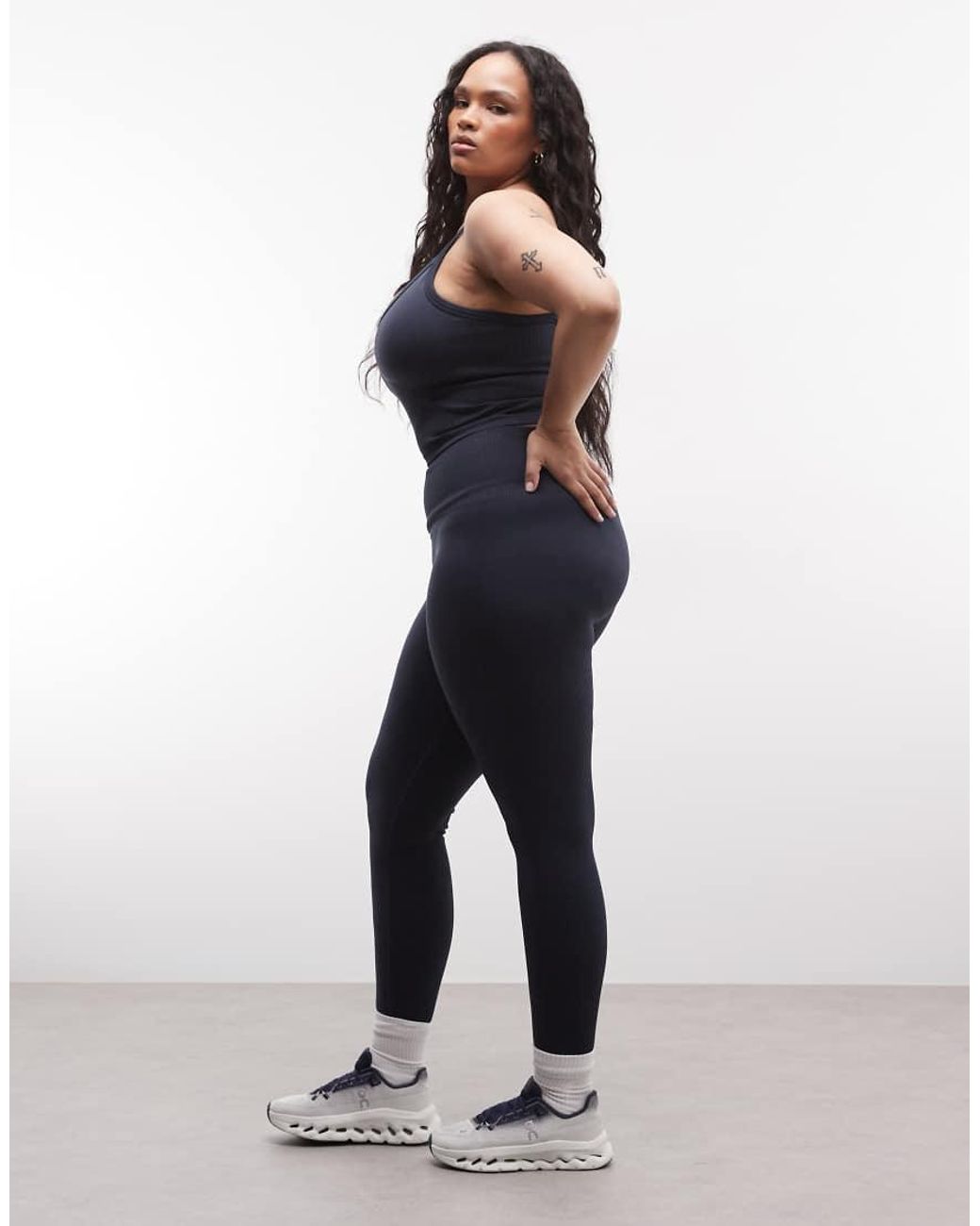 4505 Blue Curve Sculpting Seamless High Waist Gym legging