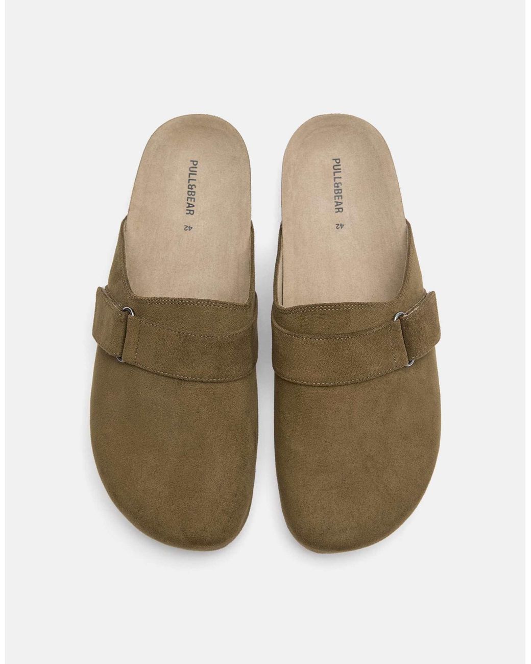 Pull&Bear – clogs in Brown für Herren