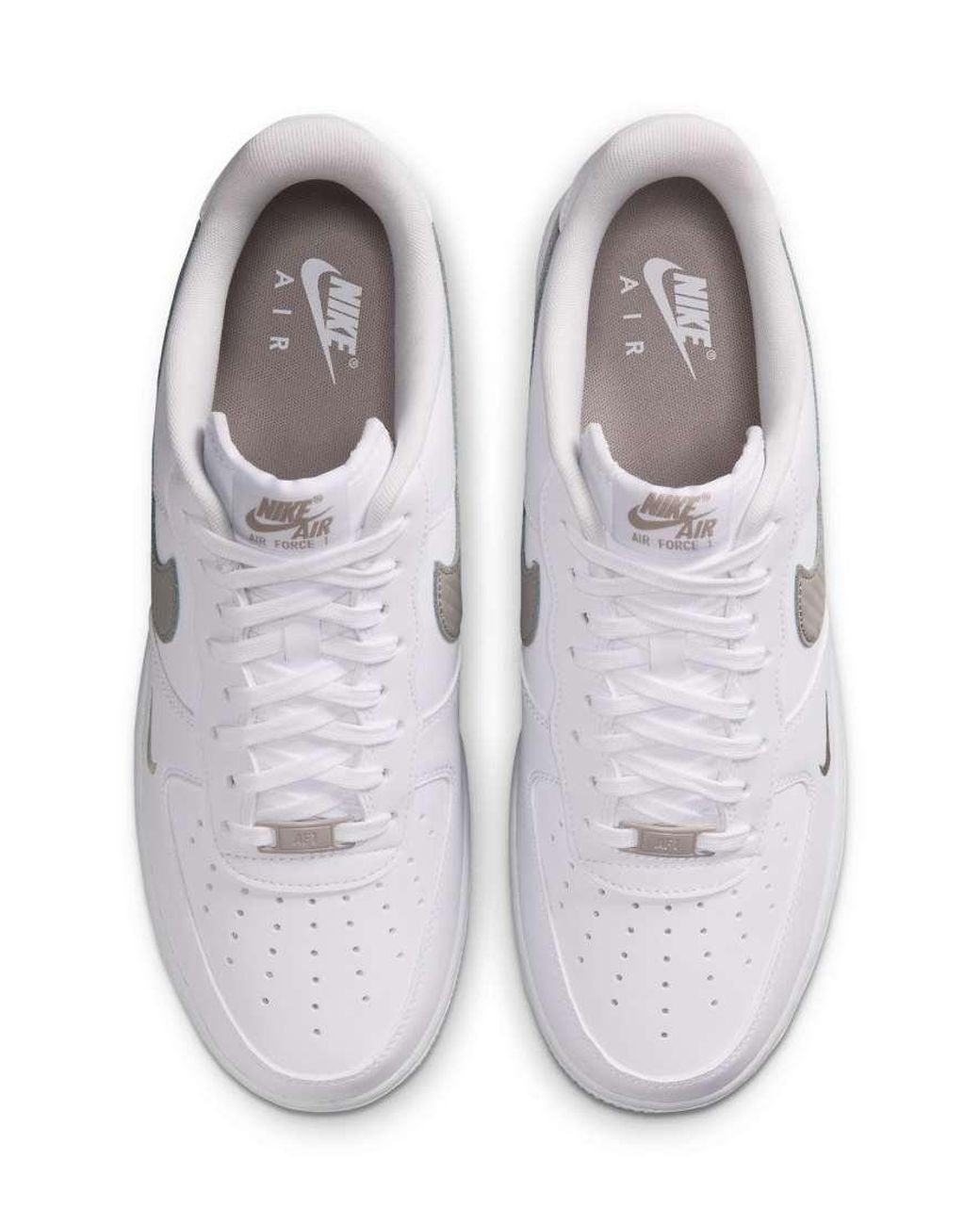 Nike Gray Air Force 1 07' Tech Trainers for men