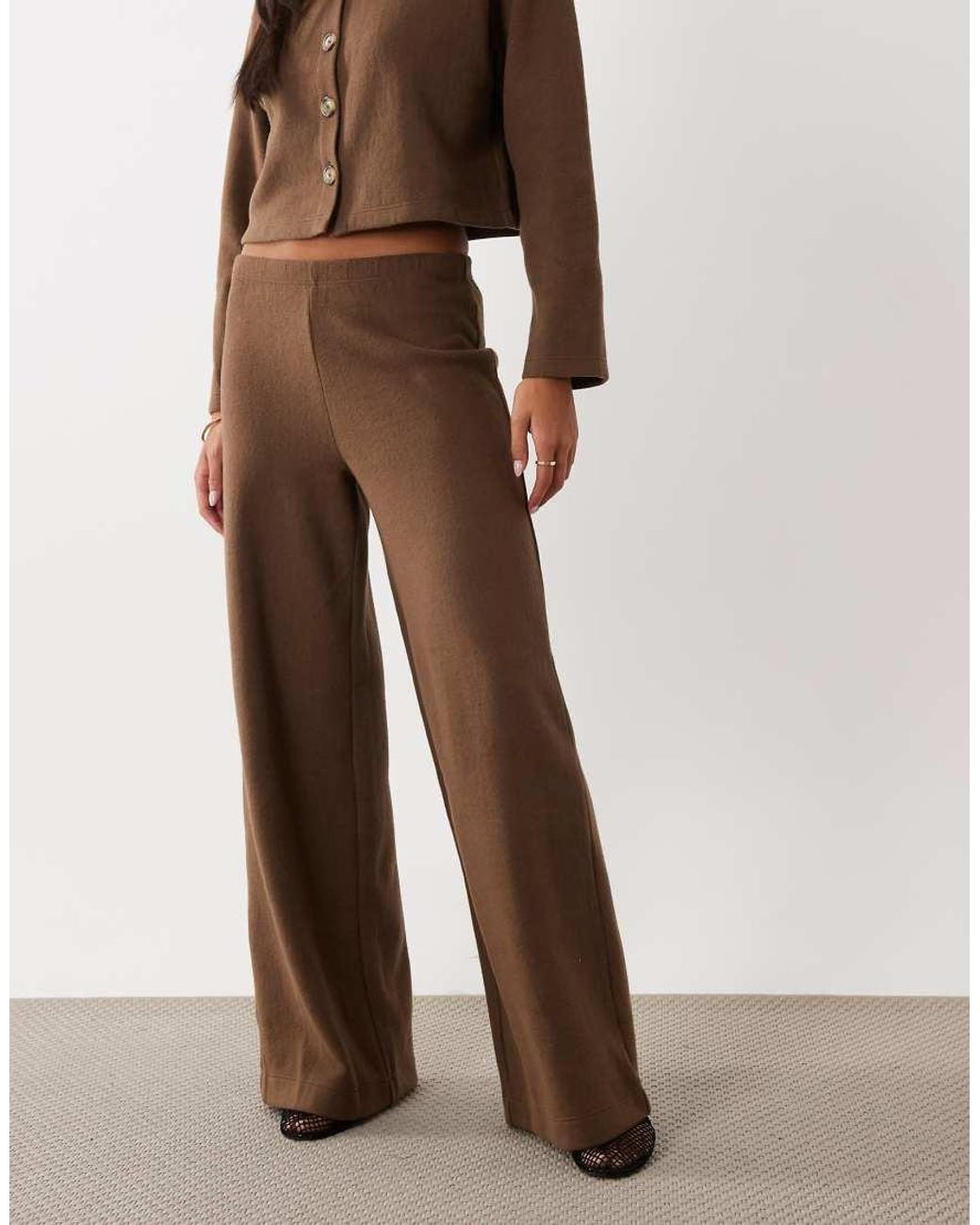 Miss Selfridge Brown Super Soft Pants