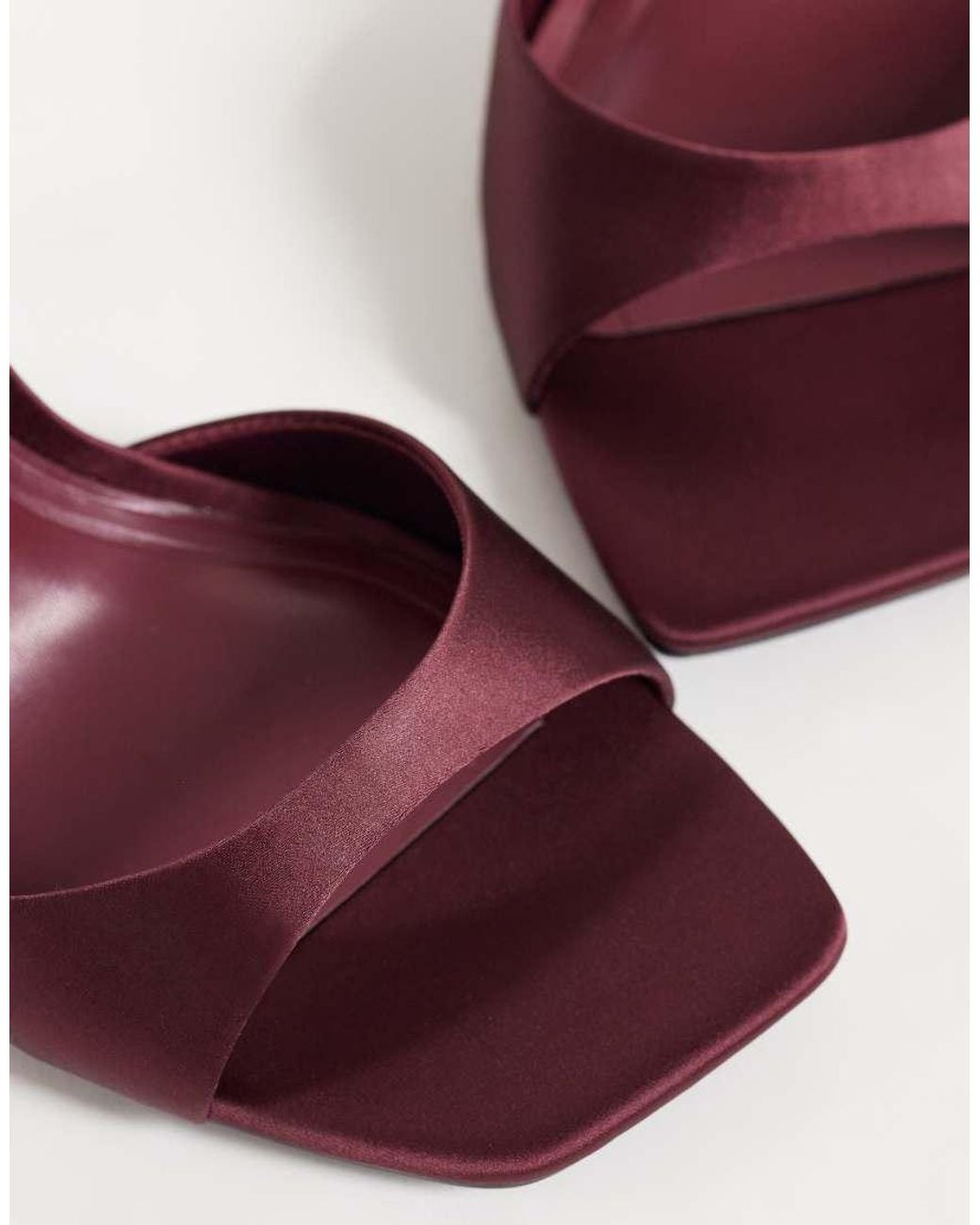ASOS Purple Nemi Barely There Heeled Sandals