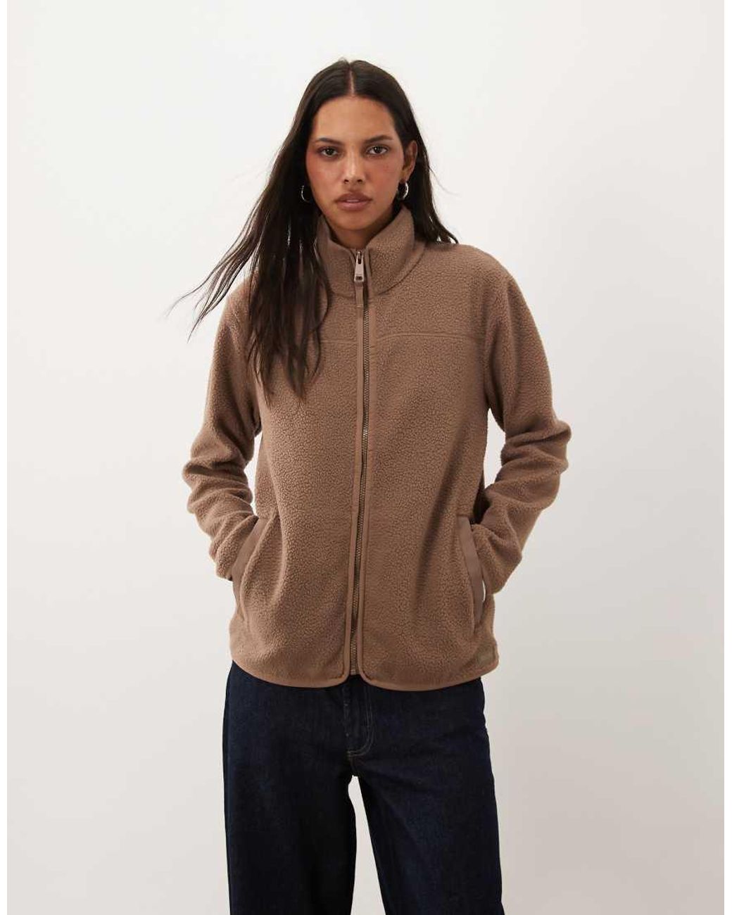Regatta Brown Cosy Frankie Borg Full Zip Fleece