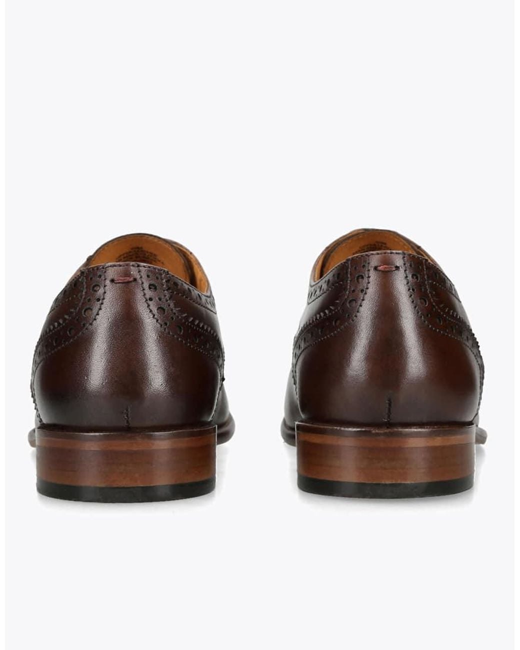 KG by Kurt Geiger Brown Connor Brogue Shoes for men