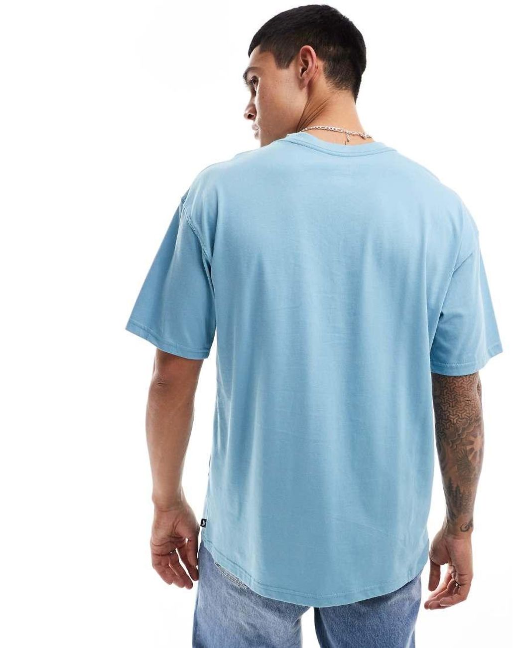 Nike Central Logo T shirt in Blue for Men Lyst UK