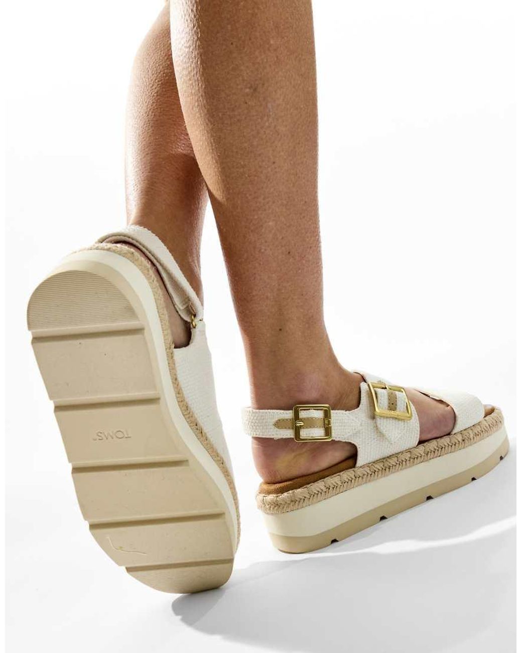 TOMS White Giana Sandal