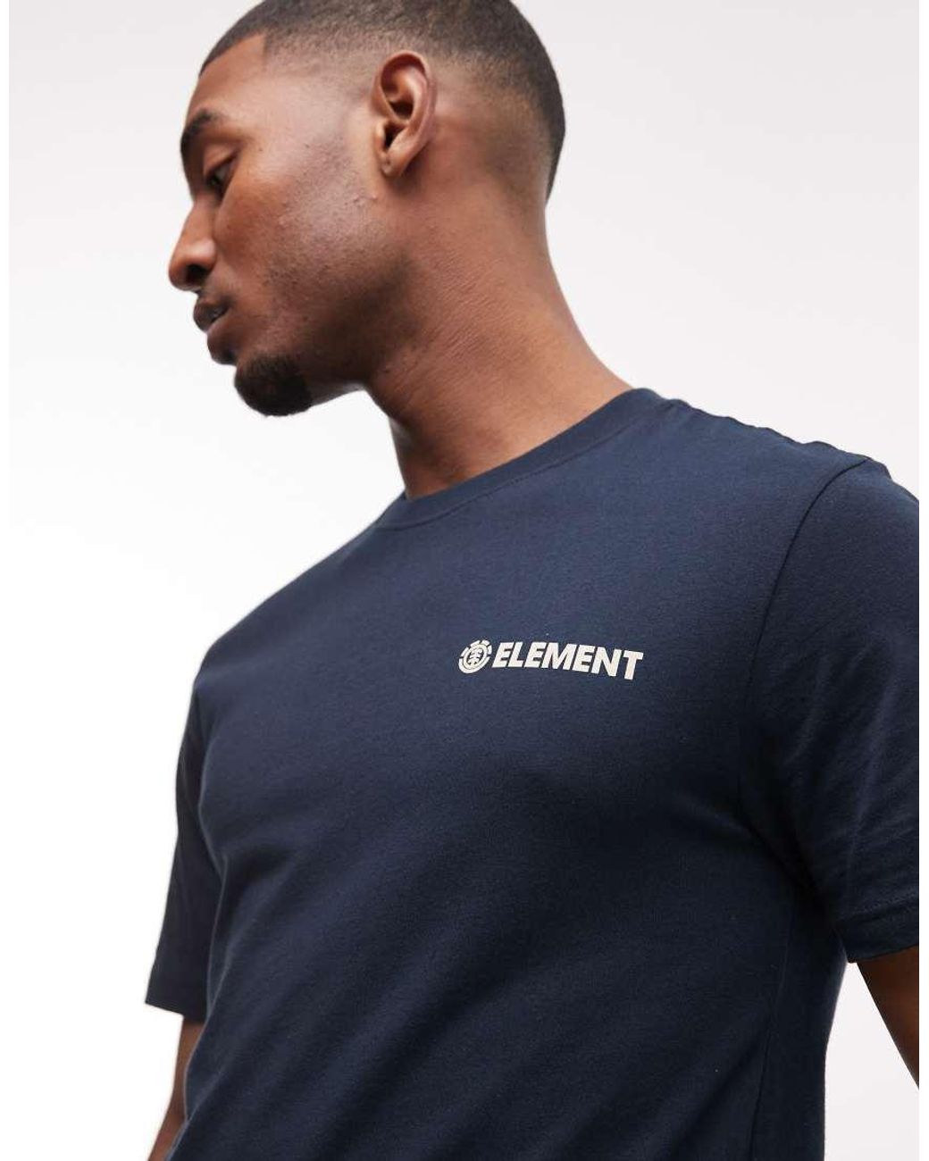 Element Blue Small Graphic T-Shirt for men