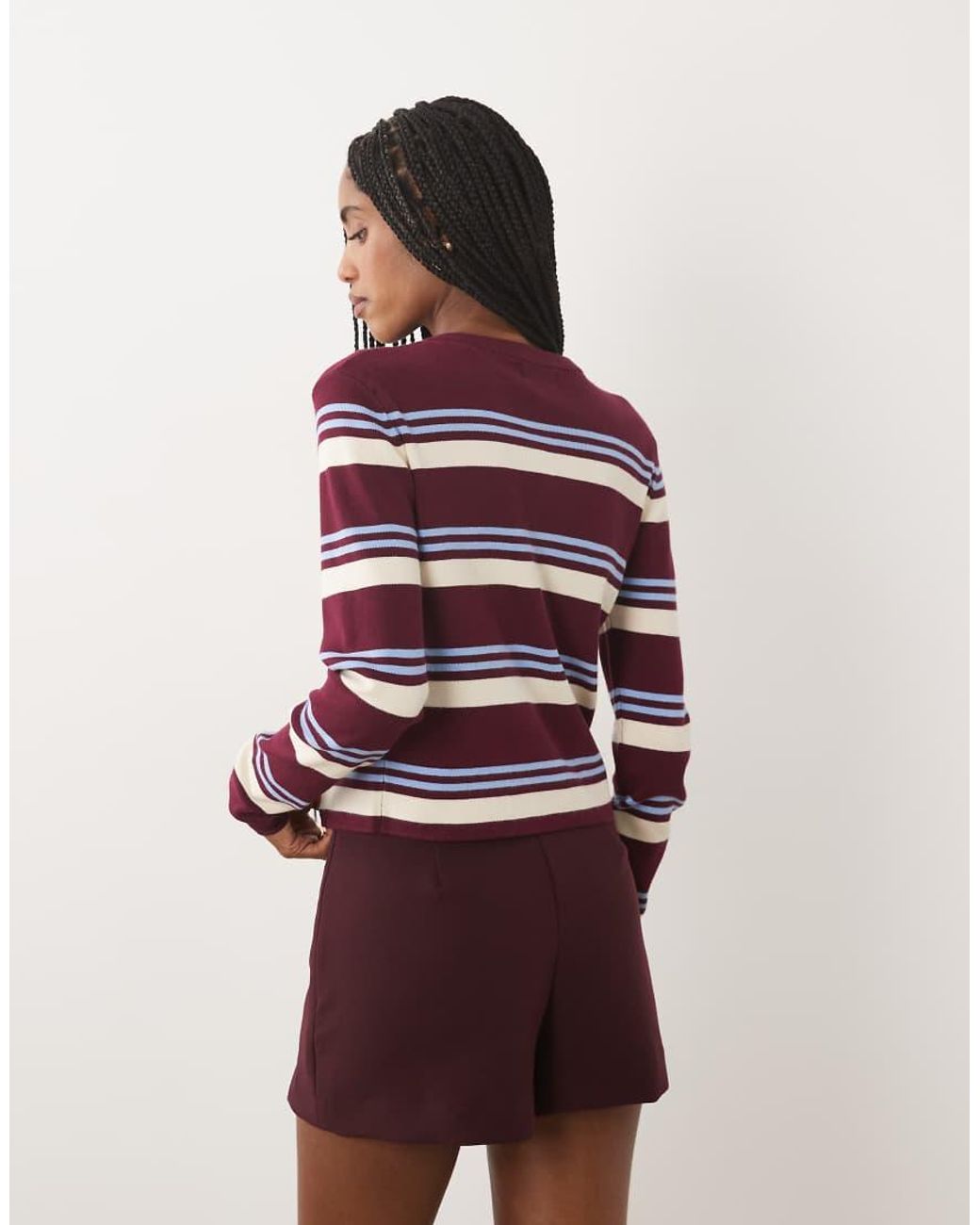 Jdy Purple Knitted Cardigan