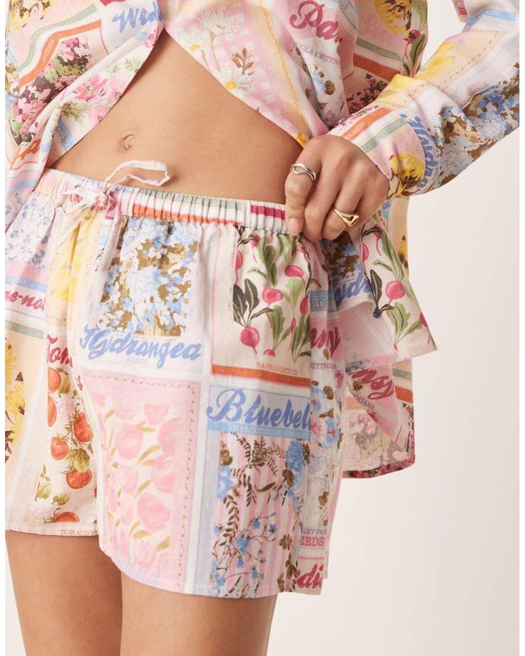 Miss Selfridge Orange Shorts