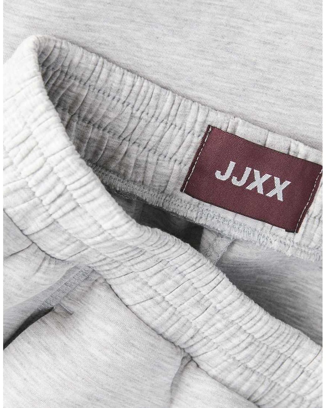 JJXX Gray Sunny Mid Waist Relaxed Fit Sweatpants