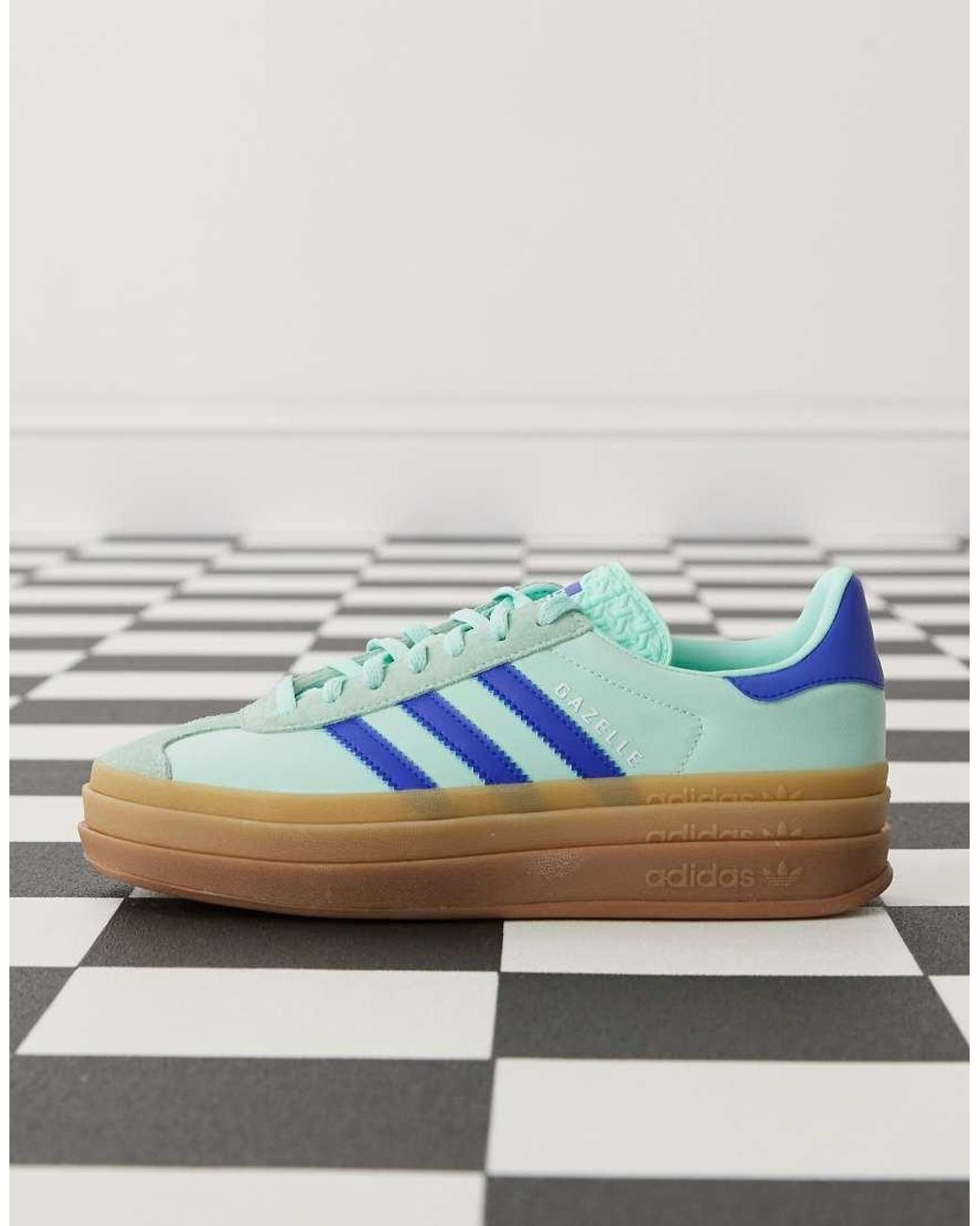 Zapatillas De Deporte Verde Menta Y Azules Con Plataforma Gazelle Bold De  de adidas Originals de color Negro | Lyst
