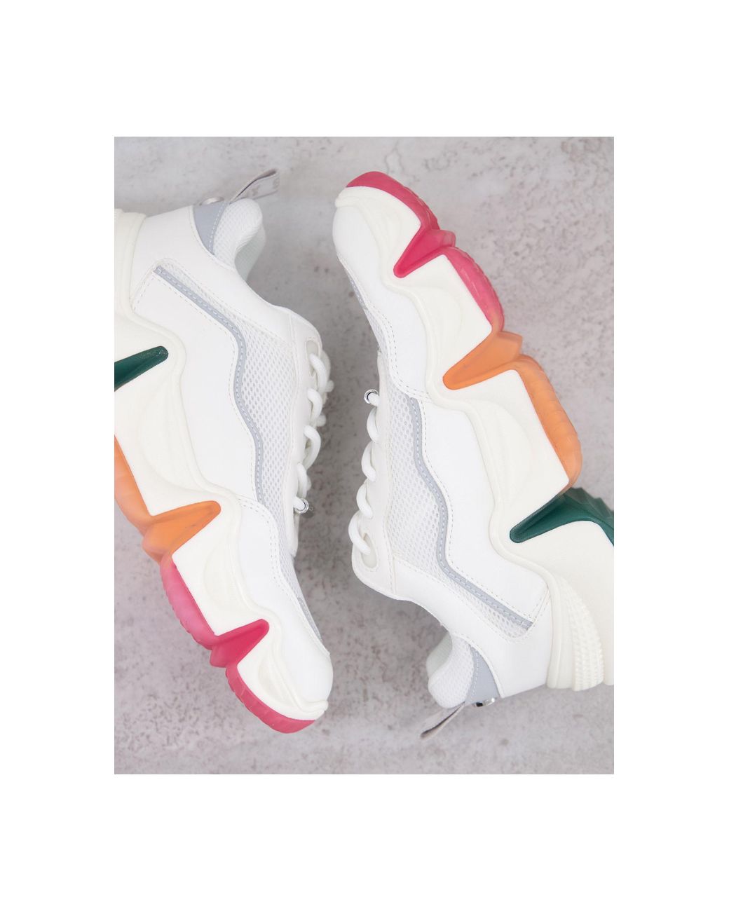 steve madden rainbow trainers