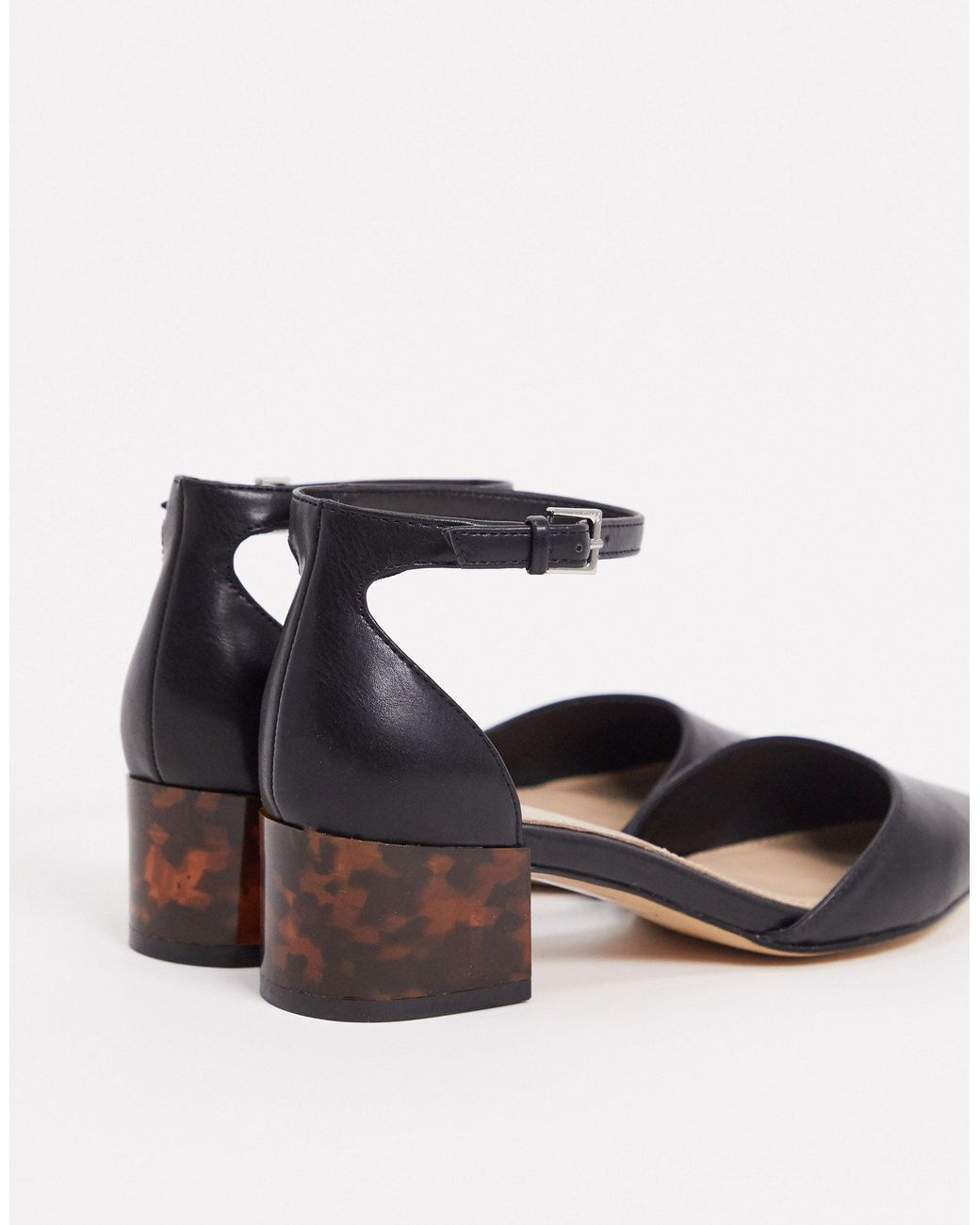 ALDO Zulian Mid Block Shoe in Black | Lyst Australia
