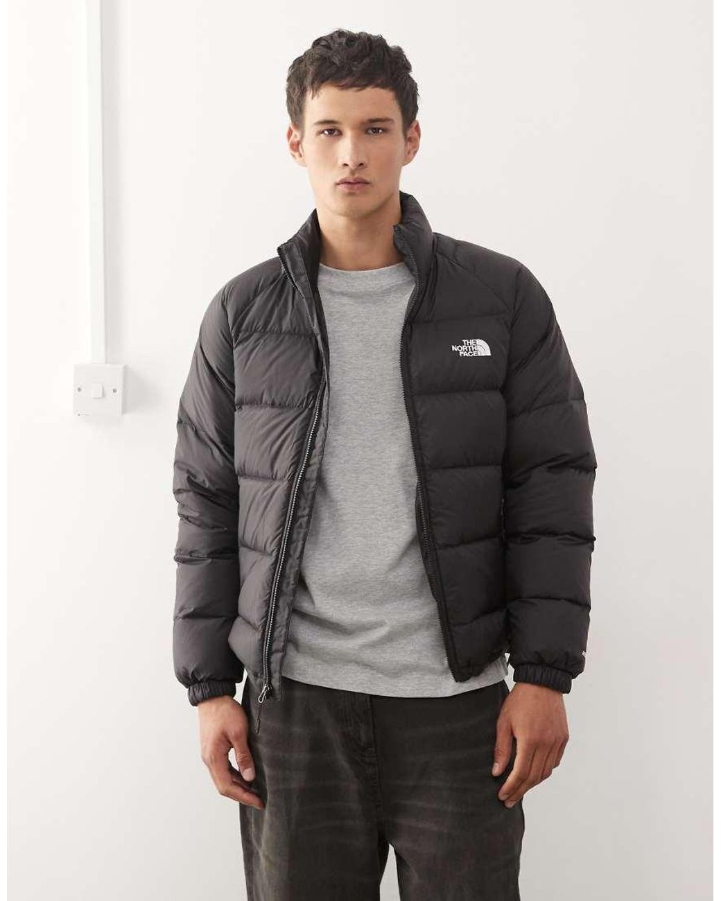 The North Face Gray Hydrenalite Puffer Jacket for men