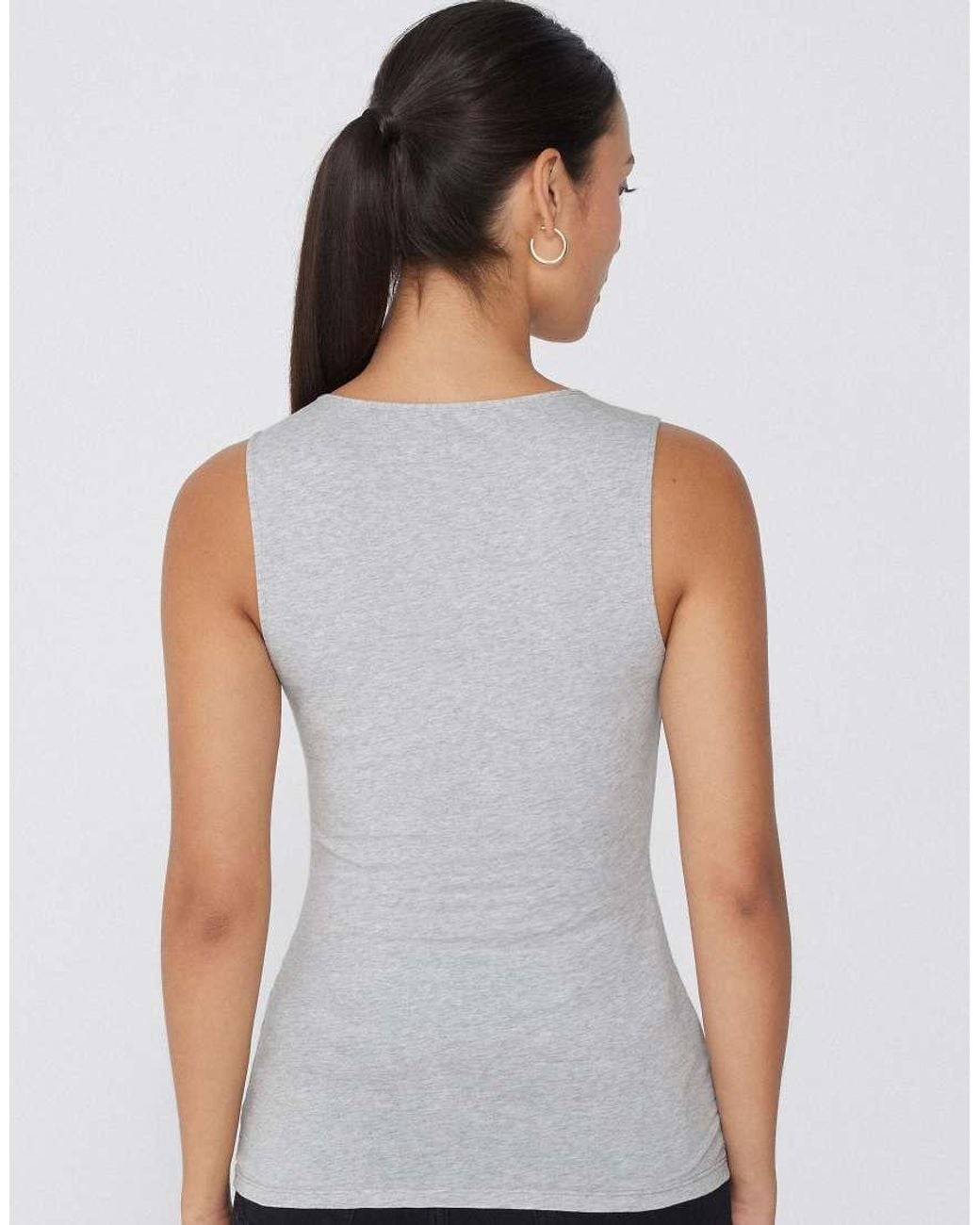 Tezenis Gray Camisole With Wide Straps