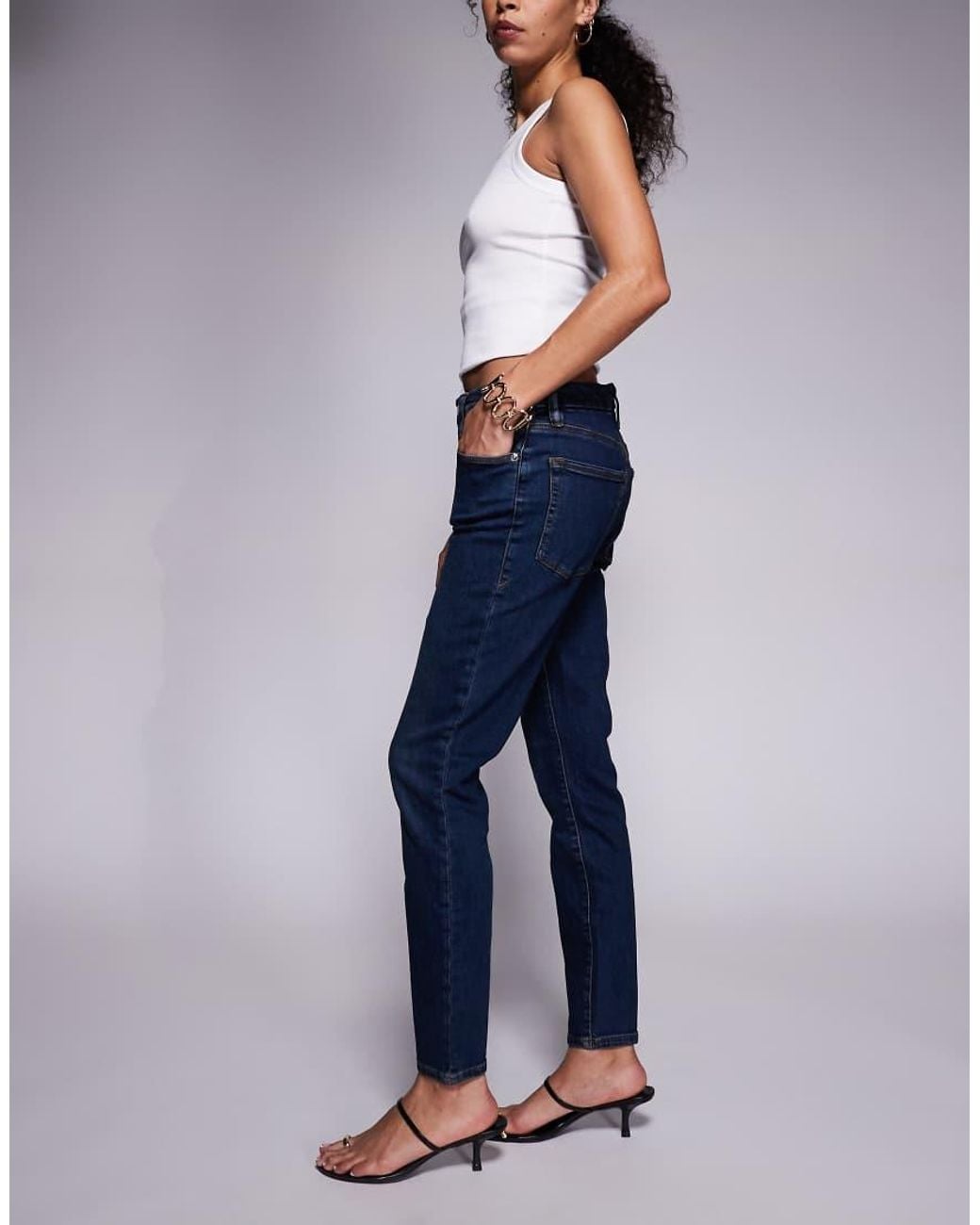 GOOD AMERICAN Blue Good Legs Skinny Jeans