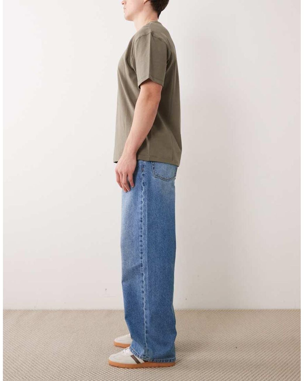 ASOS Blue baggy Jeans for men