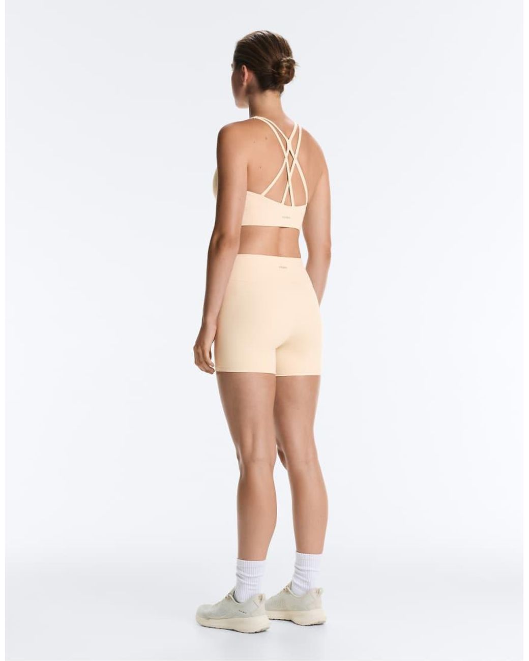 Oysho Natural Comfortlux High-rise 10cm Hot Pants