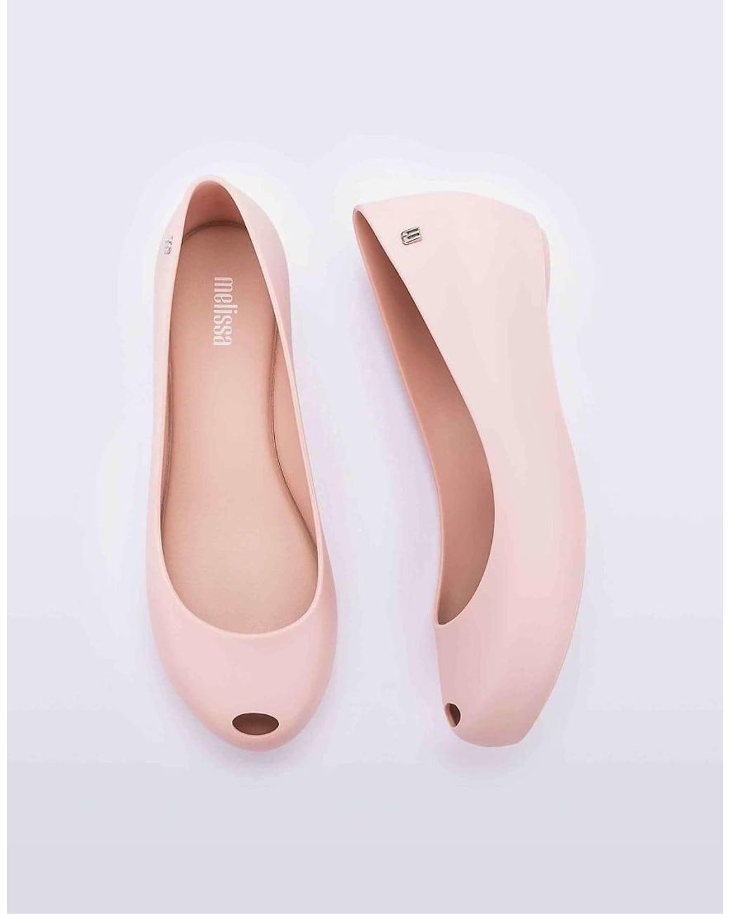 Melissa Pink Ultragirl Basic Ii Ballerina Flats