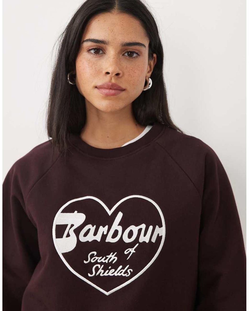 Barbour Blue Ambleside Heart Logo Sweatshirt