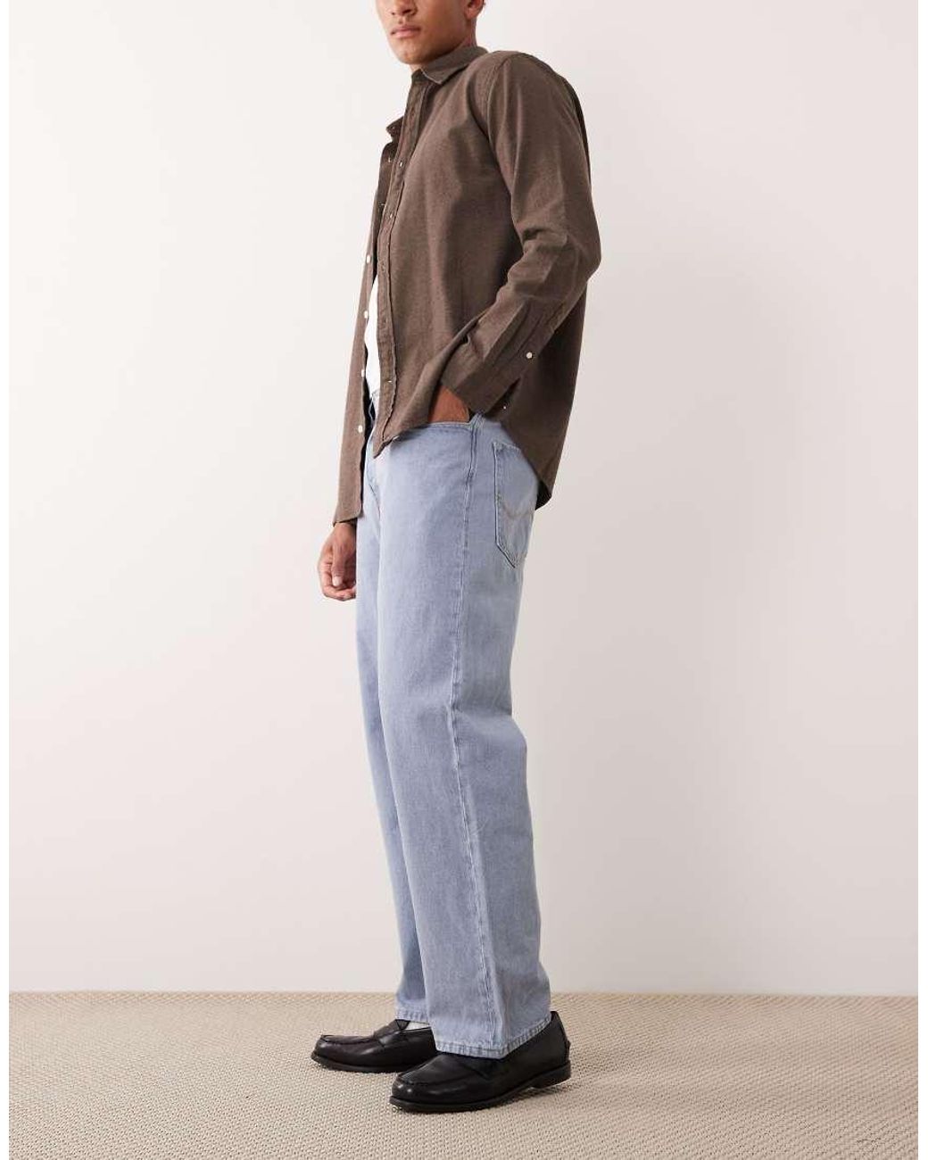 Jack & Jones Blue Alex baggy Jeans for men