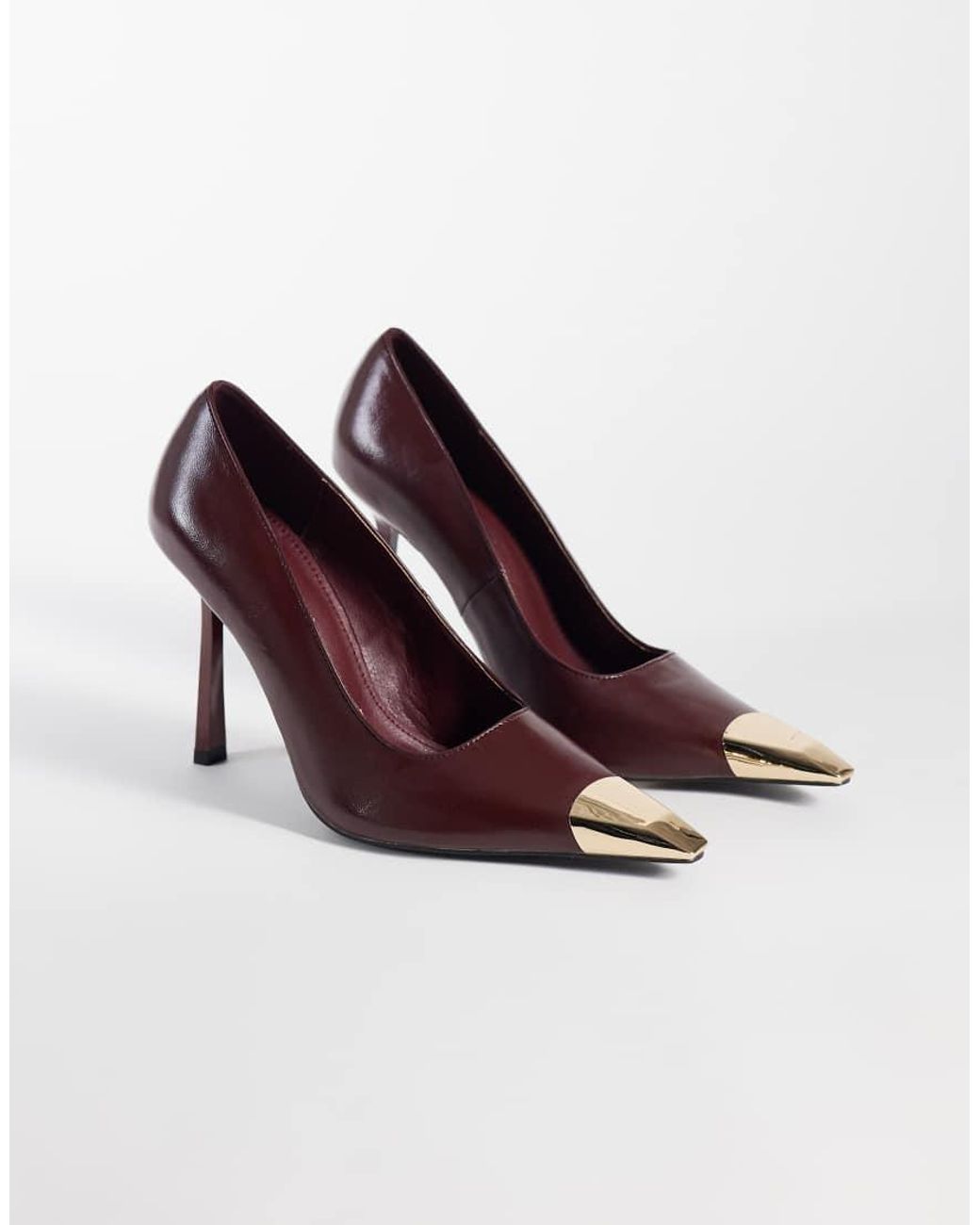 Public Desire Purple Rotate Heeled Pumps