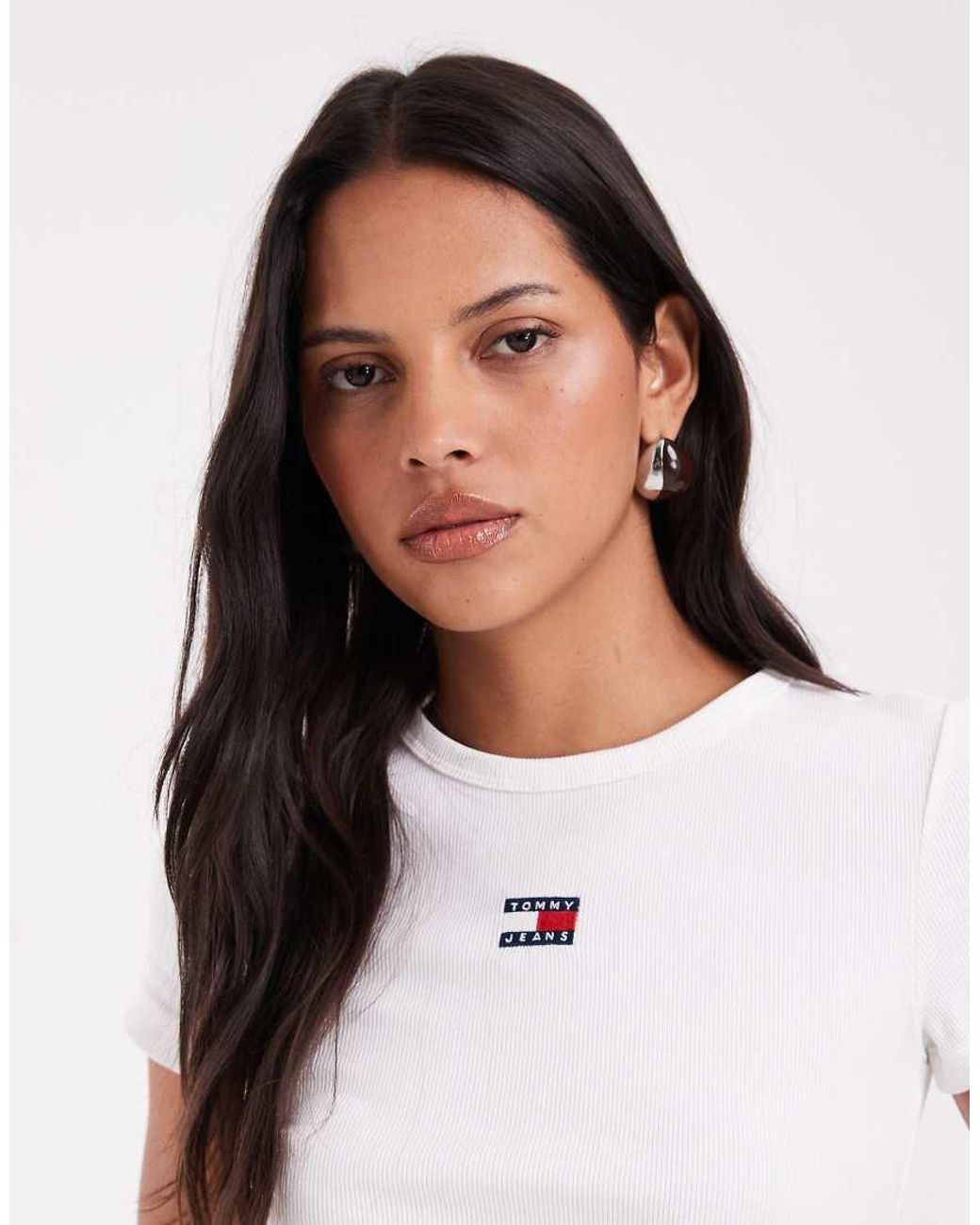 Tommy Hilfiger Brown Slim Badge T-shirt