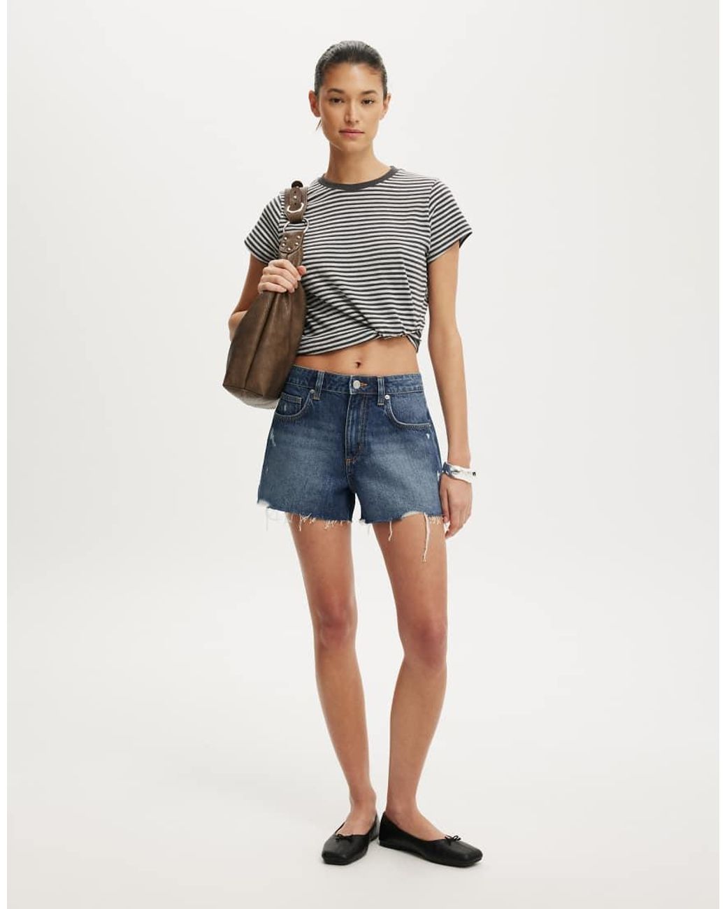 Cotton On Gray Original Denim Short