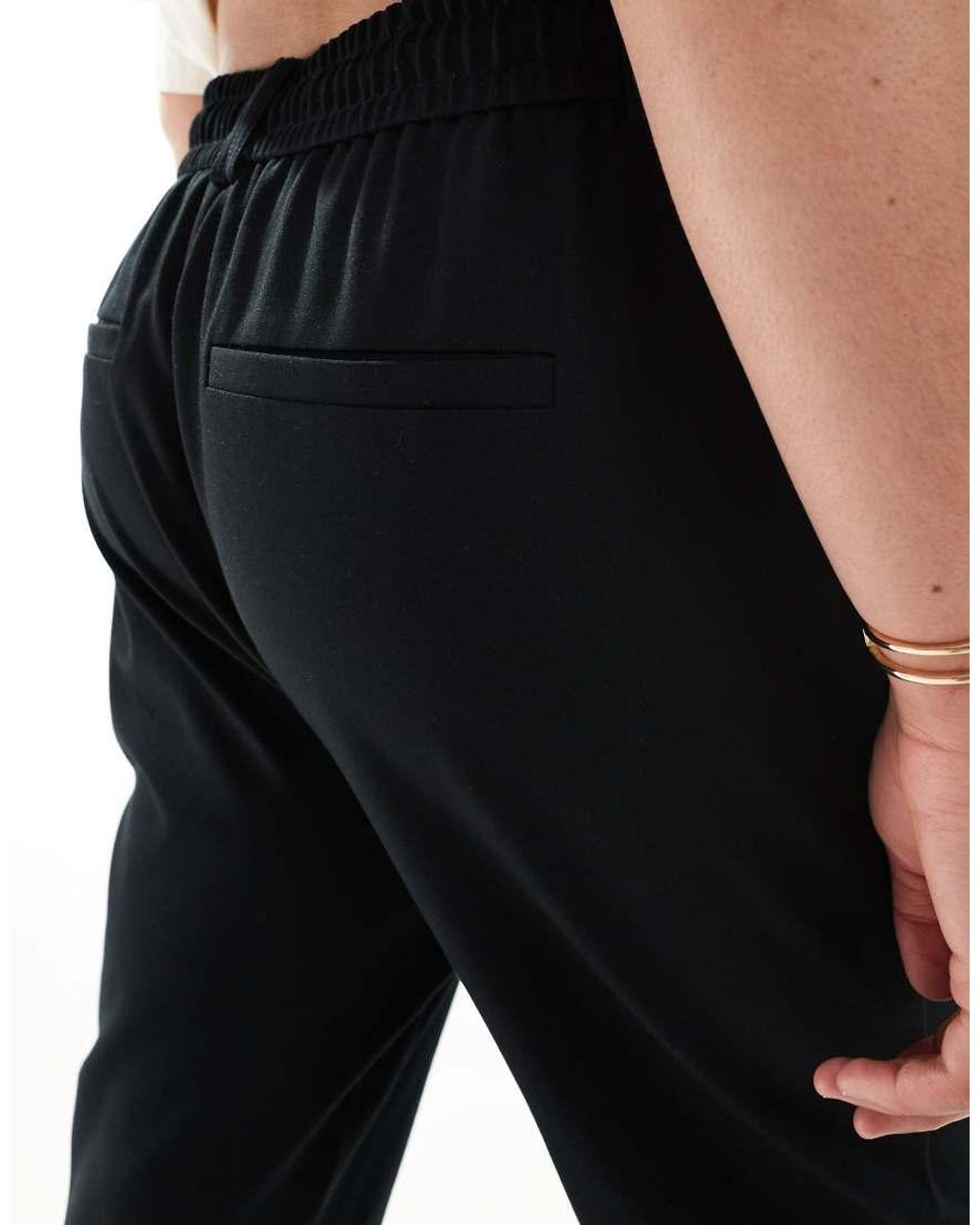 ONLY Black Straight Leg Trousers