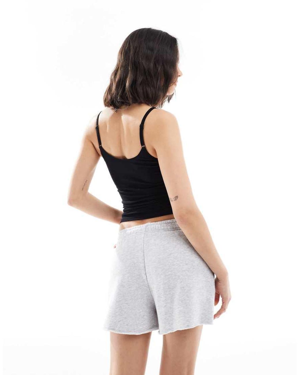 Cotton On White Classic Fleece Mini Short