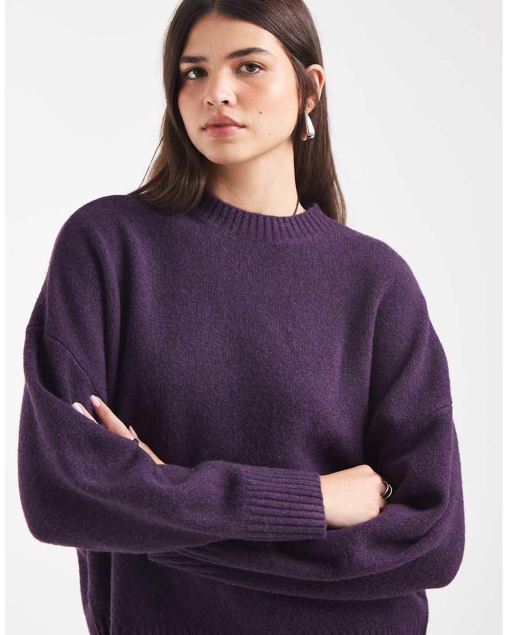 Vero Moda Purple Soft O-neck Jumper