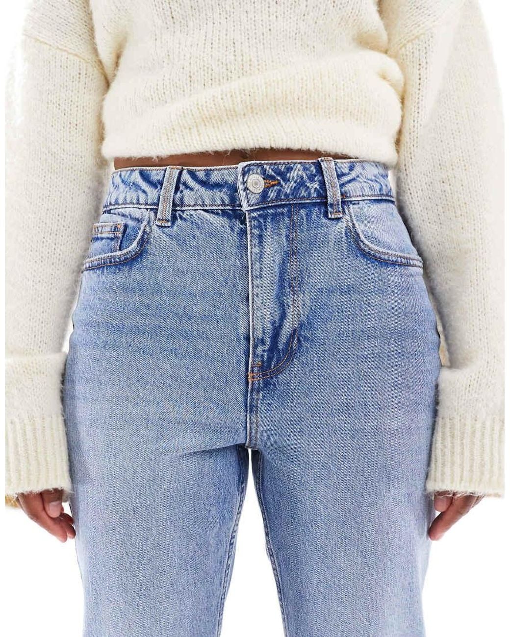 New Look Blue Hannah Straight Leg Jeans