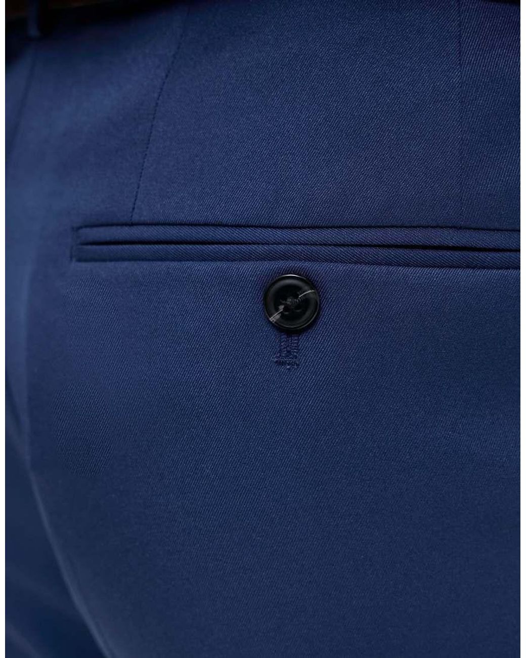 Jack & Jones Blue Costa Super Slim Fit Single Breasted Blazer for men