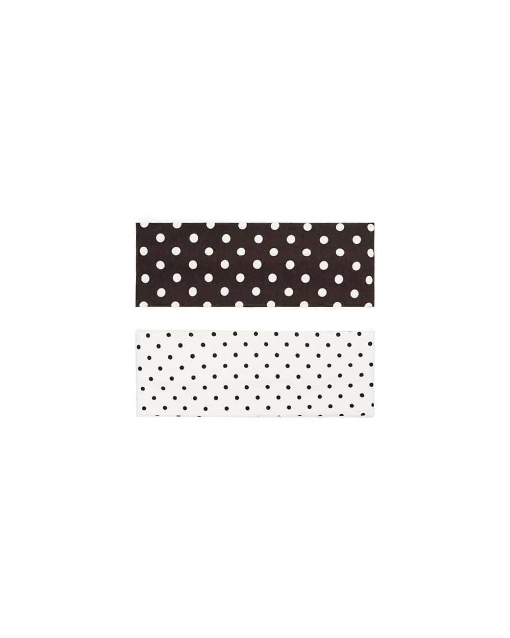 Bershka Black Pack Of 2 Polka Dot Hairbands