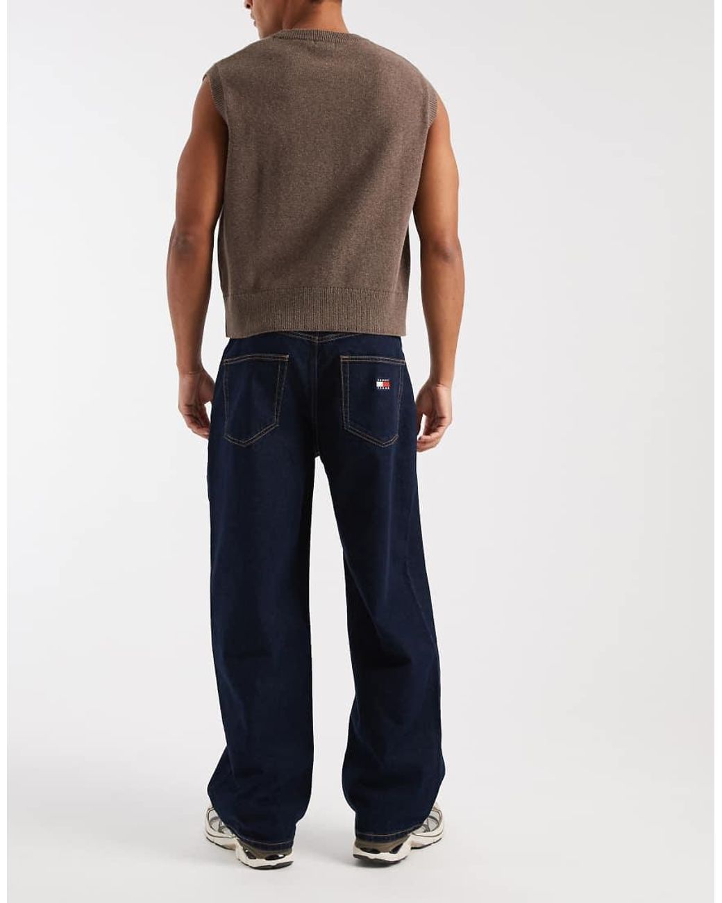 Tommy Hilfiger Blue Theo Baggy Jeans for men