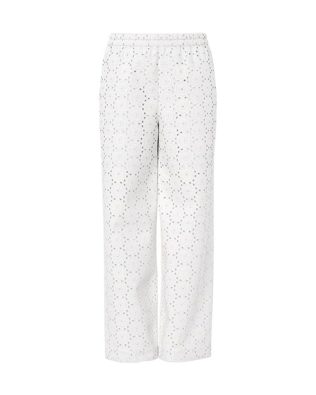 HYPEDROP White Loose-Fit Trousers