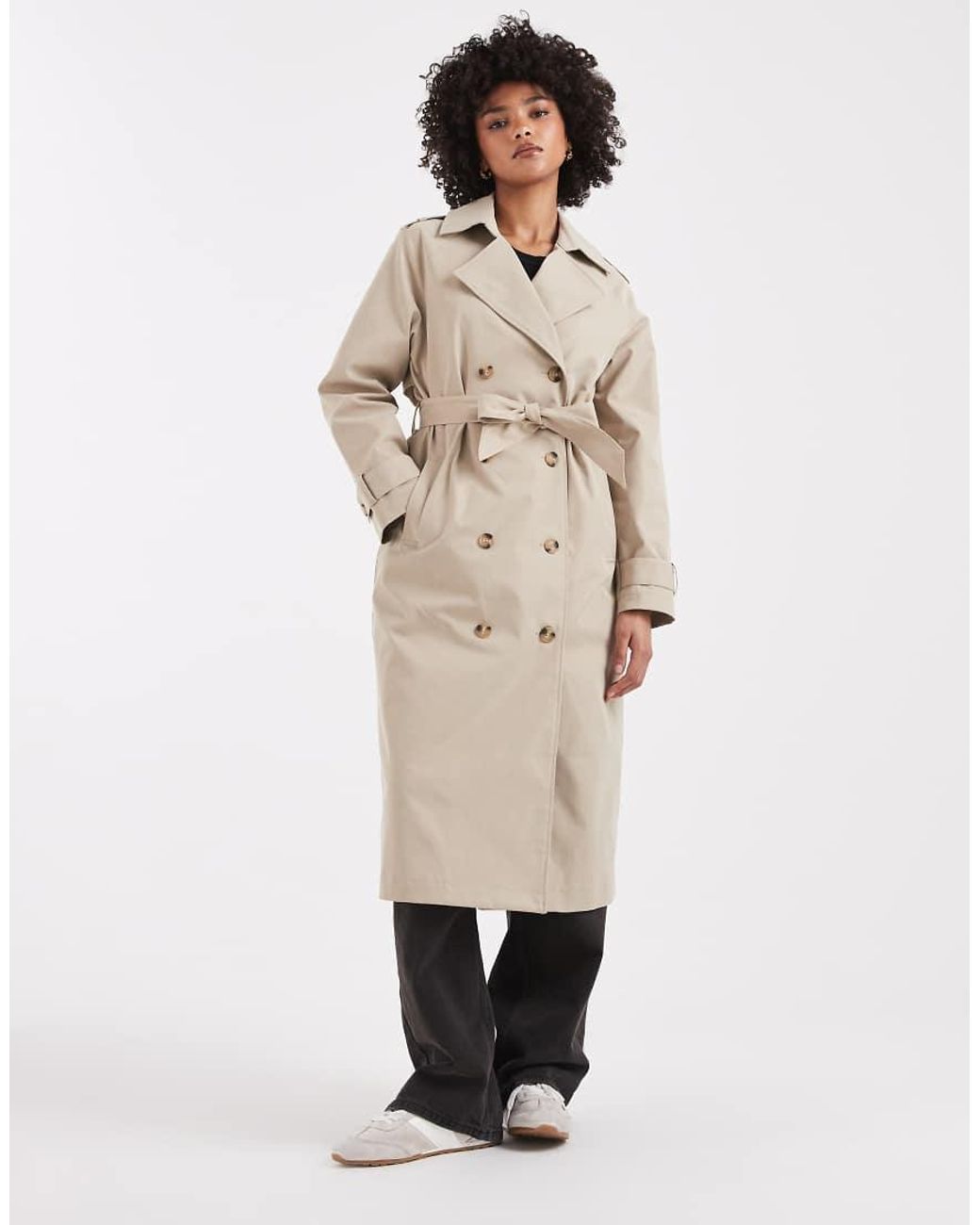 Threadbare Natural Trench Coat