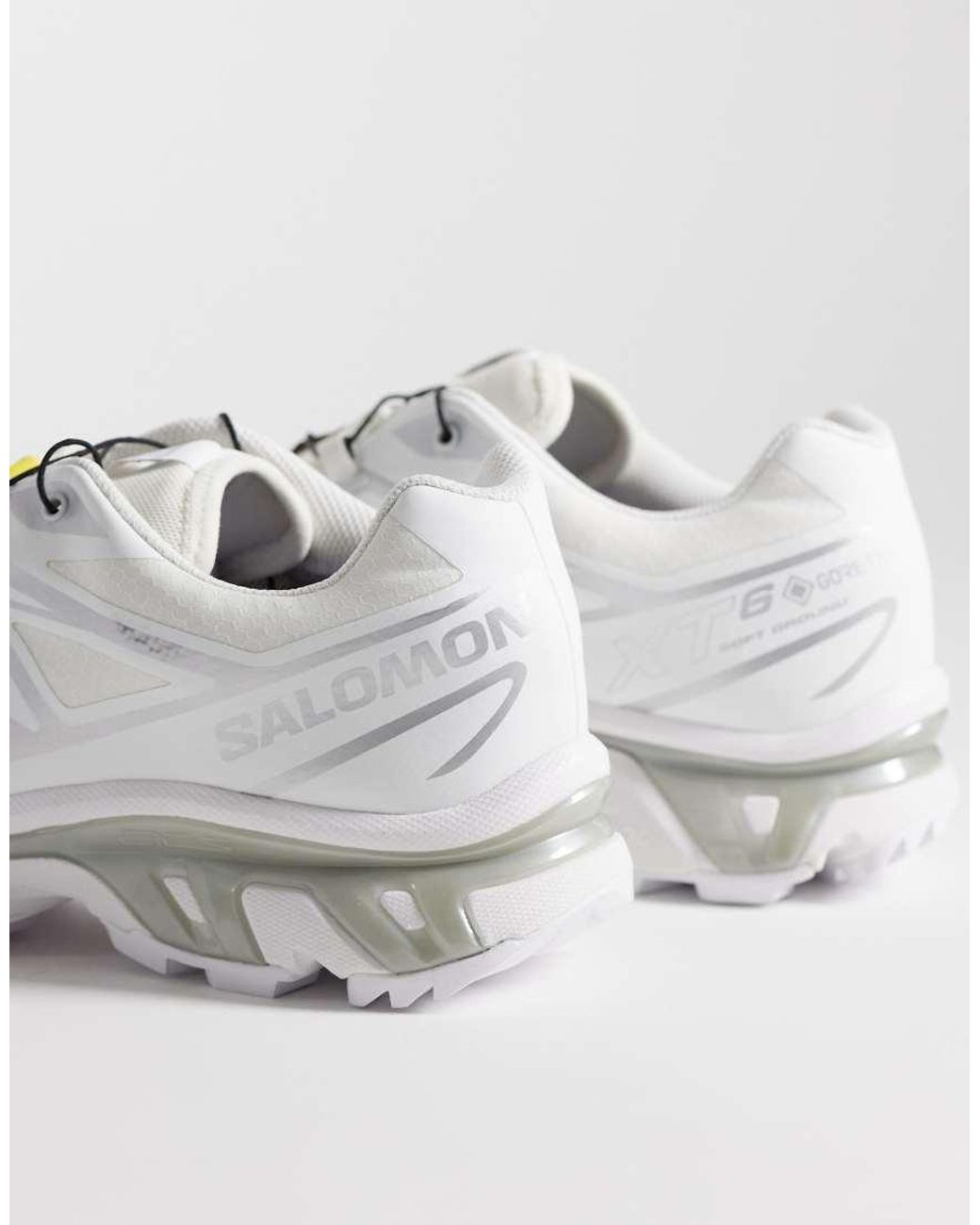 Salomon White Xt-6 Gtx Trainers