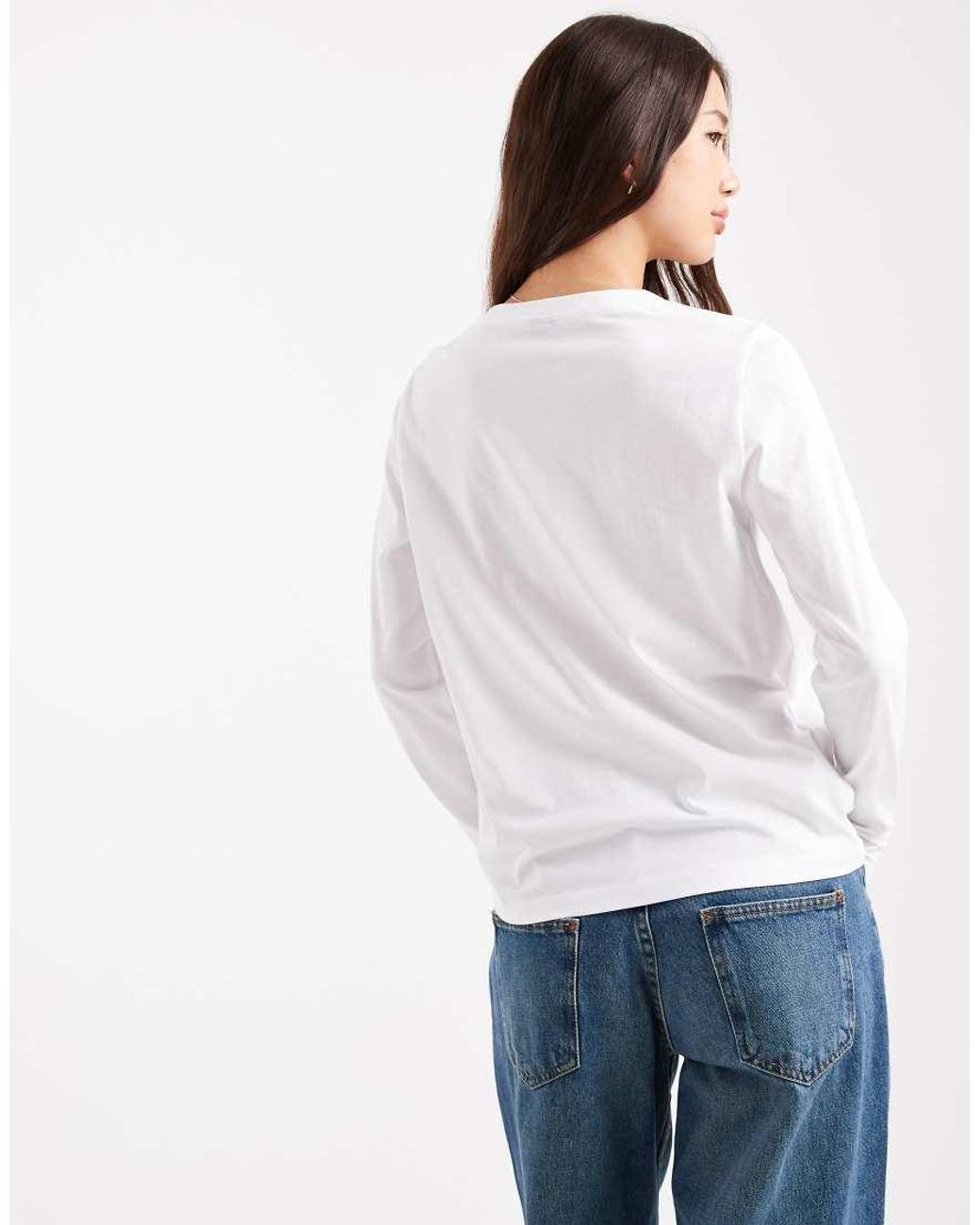 Vero Moda Blue Relaxed Fit Long Sleeve T-shirt