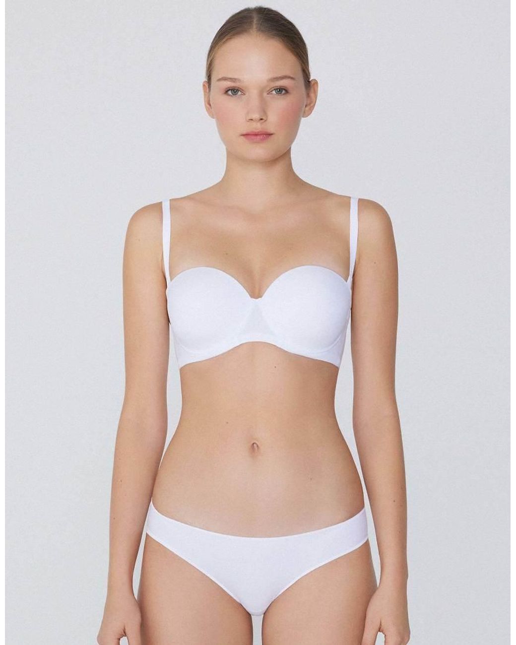 Tezenis Blue Full Coverage Padded Bandeau Bra