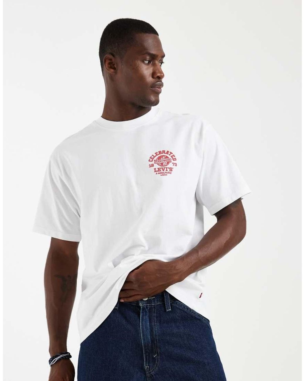 Levi's White Vintage Graphic T-Shirt for men