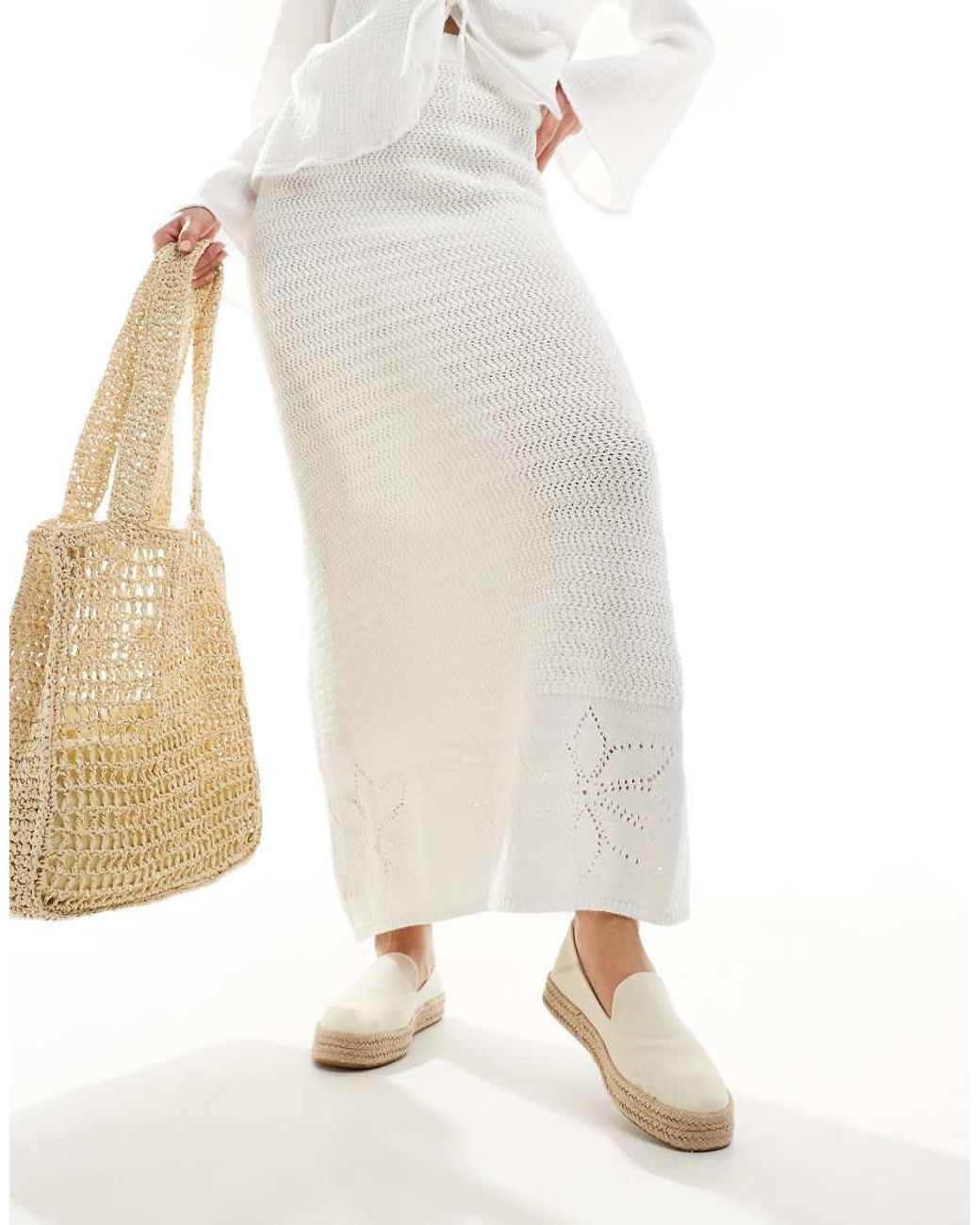 TOMS White Carolina Shoe