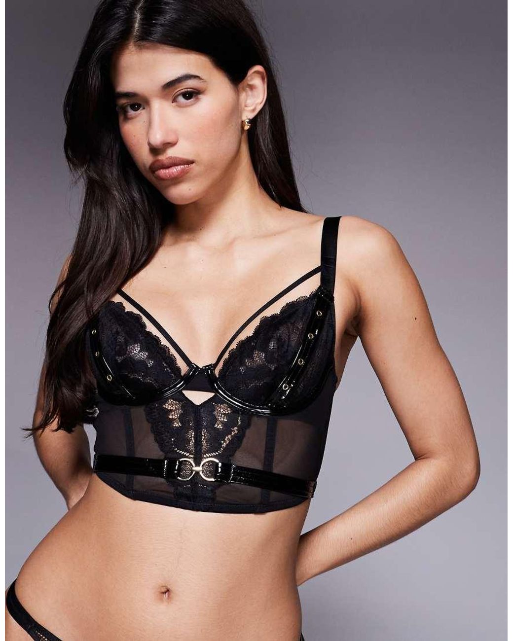 Ann Summers Black Unmistakable Corset