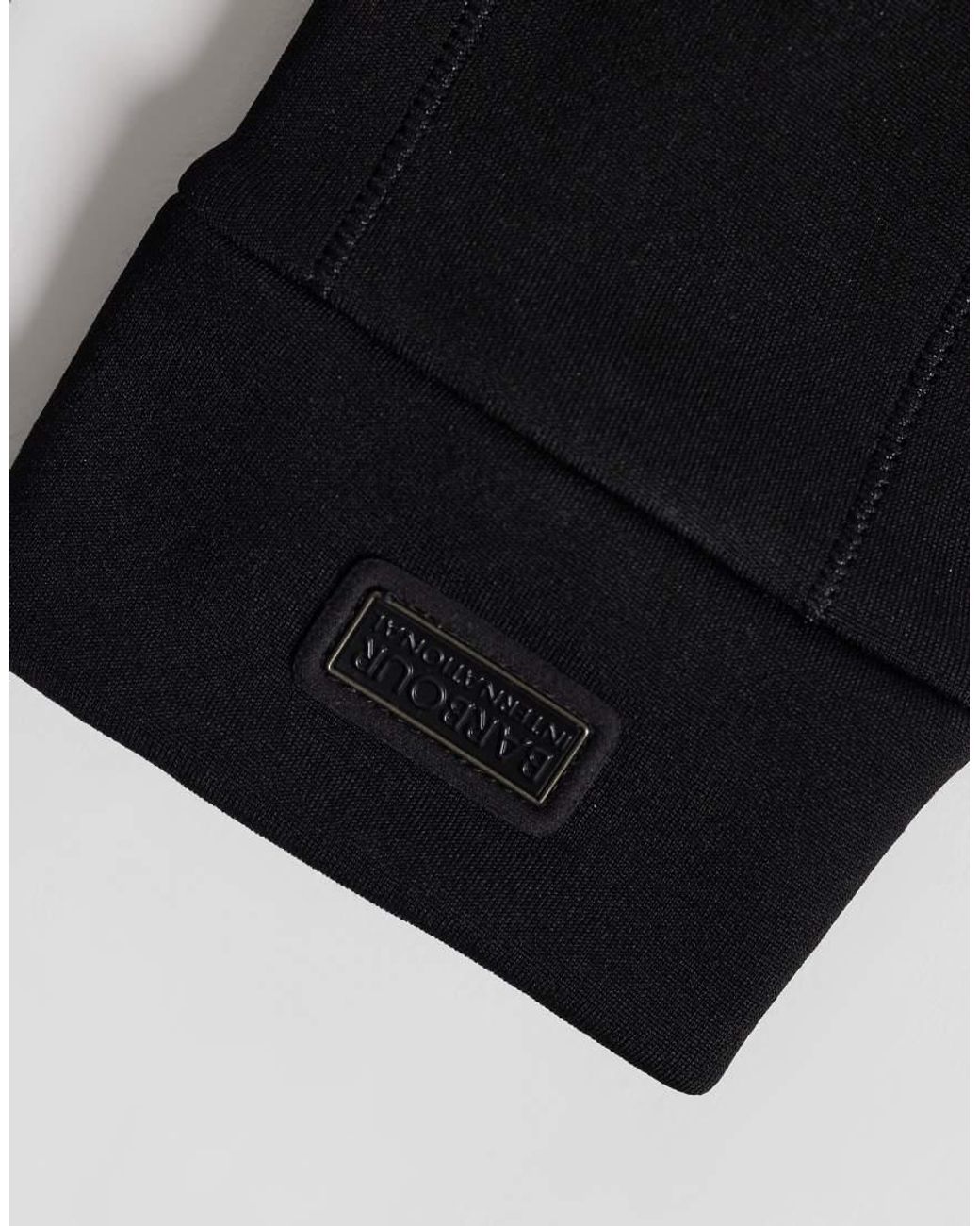 Barbour Black Balfour Gloves for men